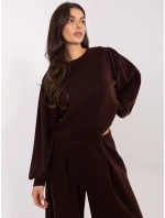 Kalhoty MJ SP H3207.35 tmavě hnědé