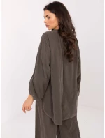 IT KS košile 233607.63 tmavá khaki