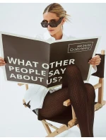 Dámské punčochové kalhoty Celest Code 1217 Černá vzor - Gabriella Dámské punčochové kalhoty Celest Code 1217 Černá vzor - Gabriella