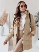 Dámská zimní bunda s kapucí GABRIELLE beige FashionStreet TY4365