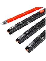 Lyžařské hole Mammut Carbon Probe 280 speed lock 2 ks 2,8 m černá, červená Lyžařské hole Mammut Carbon Probe 280 speed lock 2 ks 2,8 m černá, červená