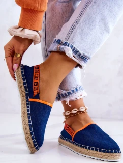 Dámské espadrilky Slip-on Big Star - tmavě modré