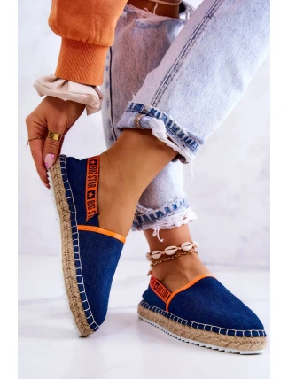 Dámské espadrilky Slip-on Big Star - tmavě modré