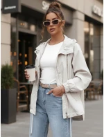 Dámská přechodná bunda BELART bílá FashionStreet TY4272