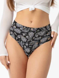 Julimex Jednoduchá tanga Maxi s kostkovaným vzorem S-2XL