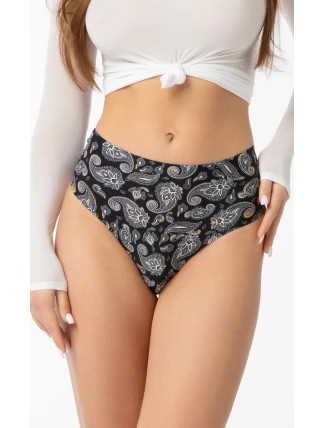 Julimex Jednoduchá tanga Maxi s kostkovaným vzorem S-2XL