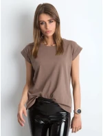 Tričko RV TS 4833.69P hnědá Tričko RV TS 4833.69P hnědá