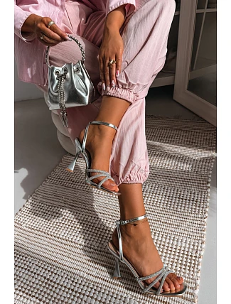 Sandály na podpatku model 226507 Step in style Sandály na podpatku model 226507 Step in style