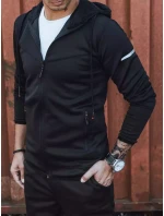 FashionStreet černá pánská tepláková souprava AX0620 FashionStreet černá pánská tepláková souprava AX0620