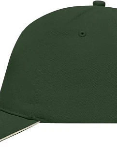 Daiber MB 35 5 panelová sandwich kšiltovka 03.0035 dark green/natural