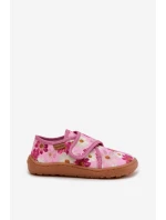 Dětské dívčí pantofle Barefoot Kwiatki Froddo G1700438-8 -11 Růžové Dětské dívčí pantofle Barefoot Kwiatki Froddo G1700438-8 -11 Růžové
