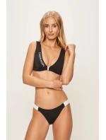 Spodní díl plavek KW0KW00840-BEH černobílá - Calvin Klein