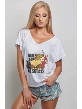 Dámské tričko - Fast Food - Gym Glamour Dámské tričko - Fast Food - Gym Glamour