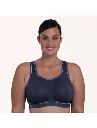 Dámská sportovní podprsenka Extreme control 5567 371 Blue iris - Anita Dámská sportovní podprsenka Extreme control 5567 371 Blue iris - Anita