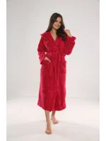 Dlouhý dámský župan s kapucí 807 LUNA II Dlouhý dámský župan s kapucí 807 LUNA II