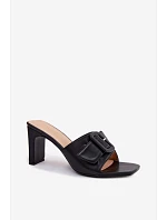 Klapky na podpatku model 228371 Step in style