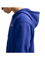 Pánská mikina Nike Club BB FZ Hoodie, modrá, FN3861 455