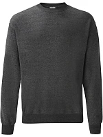 Fruit of the Loom Classic Set-In Sweat Mikina 16.2202 dark heather grey