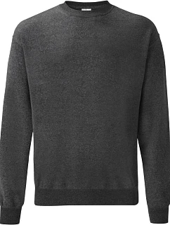 Fruit of the Loom Classic Set-In Sweat Mikina 16.2202 dark heather grey