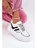 Dámské Tenisky Na Platformě Bílo-Černé Ofenale