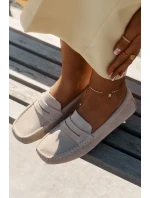 Semišové Dámské Mokasíny Big Star RR274947 Béžové