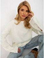 Dámský svetr BA SW 8043.03 ecru - FPrice