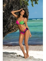 Tamara Blu Scuro-Rosa Shocking-Blight Green plavky M-399 (4) - Marko Tamara Blu Scuro-Rosa Shocking-Blight Green plavky M-399 (4) - Marko