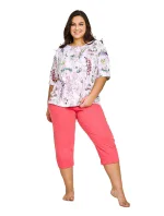 Dámské pyžamo 3156 Olive plus - TARO Dámské pyžamo 3156 Olive plus - TARO