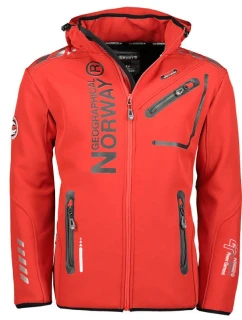 Geographical Norway Softshell Royaute 068 M WY3252H/GN/Red / Black bunda