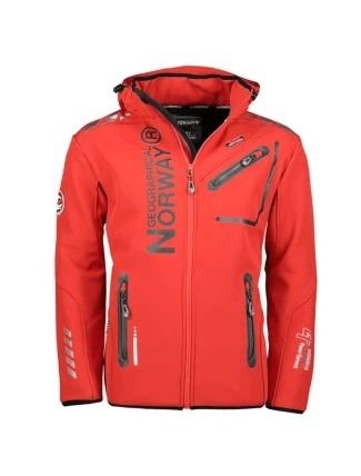 Geographical Norway Softshell Royaute 068 M WY3252H/GN/Red / Black bunda Geographical Norway Softshell Royaute 068 M WY3252H/GN/Red / Black bunda