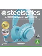 Bezdrátová sluchátka Steelseries Arctis Nova 3X pro Xbox, Aqua