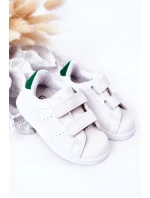 Dětské Tenisky Se Suchým Zipem Bíle-Zelené California