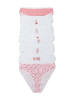 Spodní kalhotky BR MT 11444 3 bílé a červené Spodní kalhotky BR MT 11444 3 bílé a červené