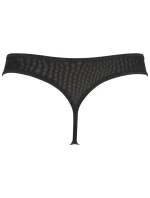 Extravagantní tanga V-10038 černá/červená - Axami