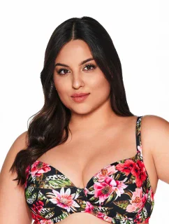 PLAVKOVÁ PODPRSENKA SK 219 FLORAL