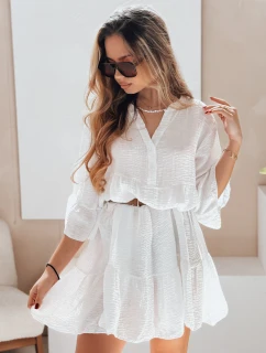 Letní mušelínové šaty LYVONNE white FashionStreet EY2613