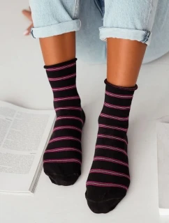 Milena 0200-162 Tenké pruhované ponožky 37-41