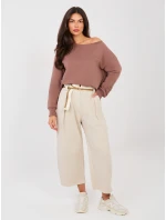 IT kalhoty SP FL9929 1.74 světle béžová