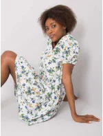 Šaty RO SK 2508.38P bílá zelená Šaty RO SK 2508.38P bílá zelená