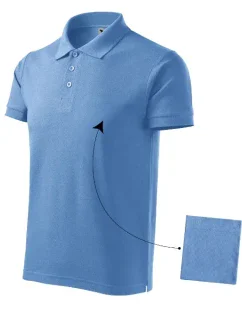 Cotton polokošile pánská nebesky modrá
