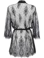 Dámský sexy župan V-9910 Černá - Axami