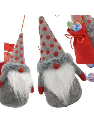 Dekorativní marshmallow s dárkovým sáčkem 20CM šedé dětské