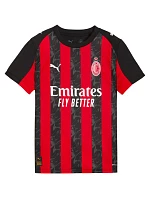Dětská replika domácího dresu Puma AC Milan černo-červená 779965 01