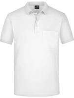 Daiber JN 922 Piqué polo s náprsní kapsou 02.0922 white