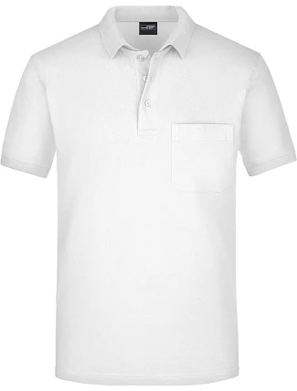 Daiber JN 922 Piqué polo s náprsní kapsou 02.0922 white