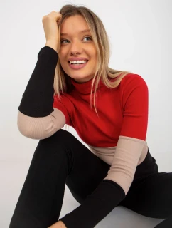 Dámská halenka RV BZ 8465 1.08P černá a červená - FPrice