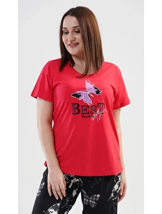 Dámské pyžamo kapri Lenka Dámské pyžamo kapri Lenka