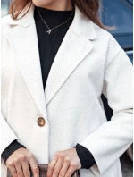 ELEGANTWAY dámský oversize kabát ve tvaru rybí kosti béžový FashionStreet NY0698 ELEGANTWAY dámský oversize kabát ve tvaru rybí kosti béžový FashionStreet NY0698