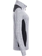 Daiber JN 861 Dámská pracovní pletená fleece bunda - Strong 02.0861 white melange/carbon Daiber JN 861 Dámská pracovní pletená fleece bunda - Strong 02.0861 white melange/carbon