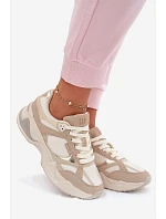 Dámské tenisky na platformě GAP MARATHON GPW6154923895 Béžové